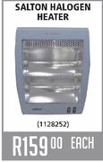 Salton Halogen Heater Each