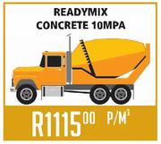 Readymix Concrete 10MPA-Per Cubic Meter