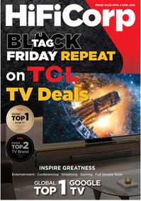 HiFi Corp : Black Tag Friday Repeat On TCL TV Deals (13 March - 08 April 2024)