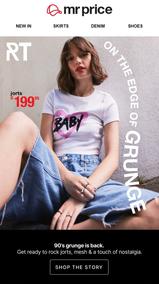 Mr Price : On The Edge Of Grunge (Request Valid Date From Retailer)