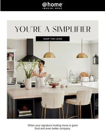 @Home : Simplify The Way You Host (Request Valid Date From Retailer)