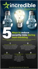 Incredible Connection : 5 Ways To Reduce Security Risks During Loadshedding (27 February - 07 March 2024)