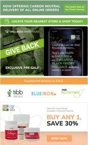 Wellness Warehouse : Give Back Friday Exclusive Pre-Sale (Request Valid Date From Retailer)