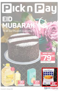 Pick n Pay : Eid Mubarak (13 Aug - 26 Aug 2018), page 1