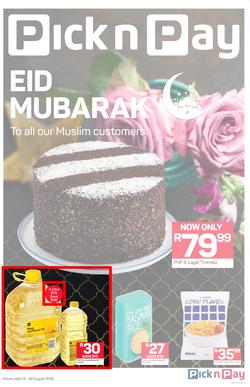 Pick n Pay : Eid Mubarak (13 Aug - 26 Aug 2018), page 1