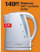 Platinum 360 Degree Cordless Kettle-1.7Ltr