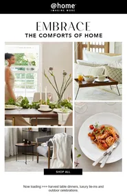 @Home : Embrace The Comforts Of Home (Request Valid Date From Retailer)