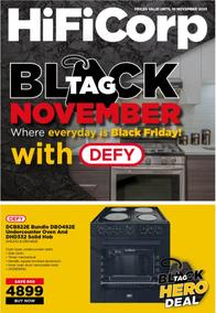 HiFi Corp : Black Tag November With Defy (03 November - 10 November 2023)