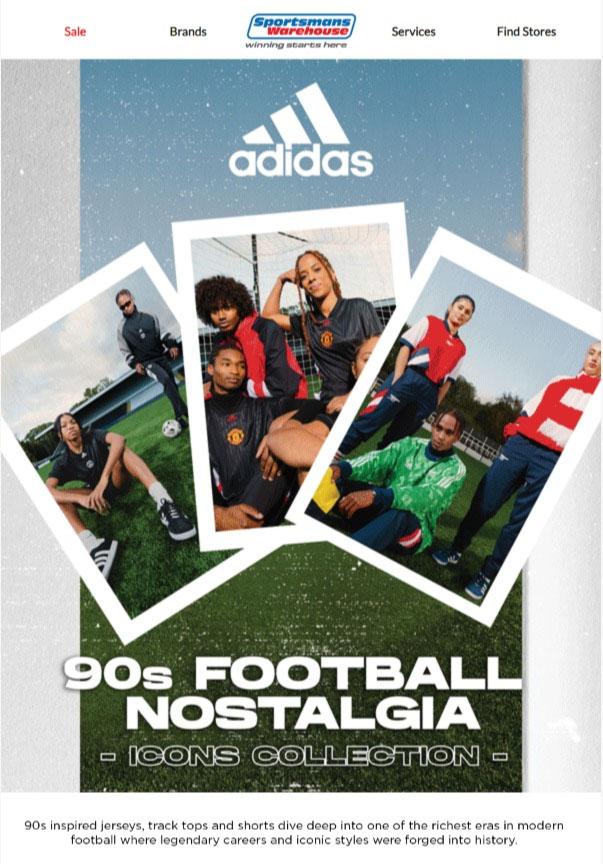 adidas bring back '90s football nostalgia with its latest icons collection