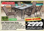 H&H Collection 7 Piece Las Vegas Patio Suite