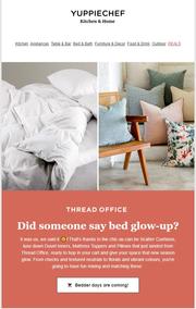 Yuppiechef : New Thread Office Scatters And Bedding (Request Valid Date From Retailer)