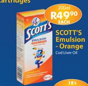 Scott's Emulsion Orange-200ml Each
