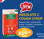 Absolute C Cough Syrup-100ml Each