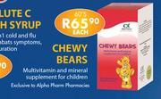 Chewy Bears-60's Each