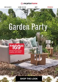 Mr Price Home : Garden Party (Request Valid Date From Retailer)