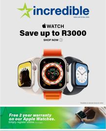 Incredible Connection : Apple Watch Save Up To R3000 (02 November - 19 November 2023)