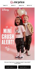 Mr Price : Mini Crush Alert (Request Valid Date From Retailer)