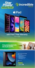Incredible Connection : iPad With Free 2 Year Warranty (19 September - 02 October 2023)