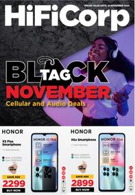 HiFi Corp : Black Tag November Cellular And Audio Deals (07 November - 12 November 2023)