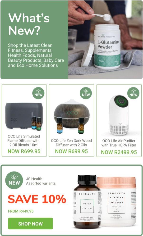 Wellness Warehouse : What's New? (Request Valid Date From Retailer) — m ...