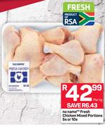 No Name Fresh Chicken Mixed Portions 5's Or 10's-Per Kg