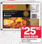 Eskort Rindless Back Bacon-200g