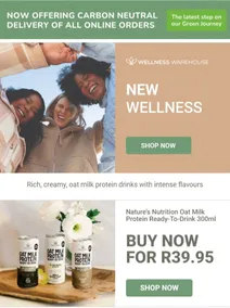 Wellness Warehouse : New Wellness (Request Valid Date From Retailer)