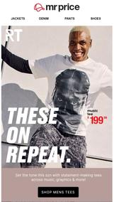 Mr Price : These On Repeat (Request Valid Date From Retailer)