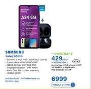 Samsung Galaxy A34 5G Smartphone-On MTN Mega Tab 5