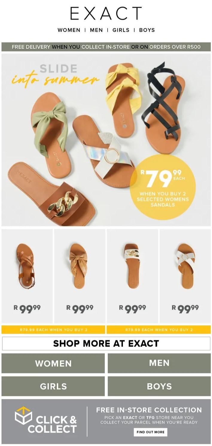 Exact : Slide Into Summer (Request Valid Date From Retailer) — m.guzzle ...