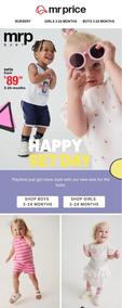 Mr Price : Happy Set Day (Request Valid Date From Retailer)