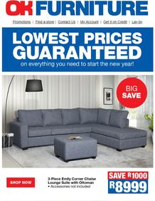OK Furniture : Lowest Prices Guaranteed (21 February - 25 February 2024)