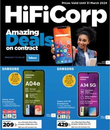 HiFi Corp : Amazing Deals On Contract With Telkom (09 February - 31 March 2024)