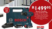 Bosch Brights Bargain Cordless Li-IonDrill Kit 18V