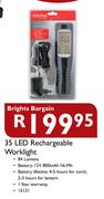Bright Bargain 35 LED Rechargeable Worklight