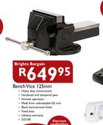 Brights Bargain Bench Vice 125mm