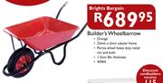 Bright Bargain Builder's Wheelbarrow