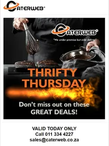 Caterweb : Thrifty Thursday (19 September - 20 September 2024)