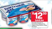 Parmalat Smooth Or Yumchums Medium Fat Yoghurt Assorted-6x100g Per Pack