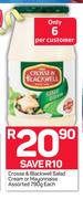 Crosse & Blackwell Salad Cream Or Mayonnaise-790g Each