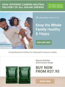 Wellness Warehouse : Healthy & Happy (Request Valid Date From Retailer)