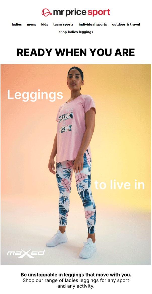 Mr Price Sport - A new season calls for new prints and