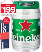 Heineken Lager Keg-5Ltr