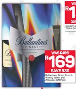 Ballantine's Finest Scotch Whisky 750ml And 2 Glasses