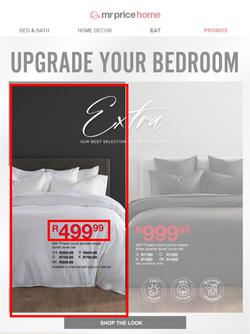 Mr Price Home : Upgrade Your Bedroom (Request Valid Date From Retailer), page 1