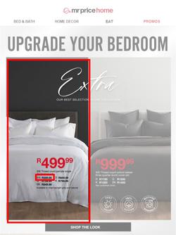 Mr Price Home : Upgrade Your Bedroom (Request Valid Date From Retailer), page 1