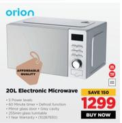 Orion 20L Electronic Microwave