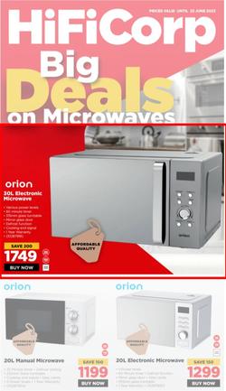 HiFi Corp : Big Deals On Microwaves (15 June - 23 June 2023), page 1