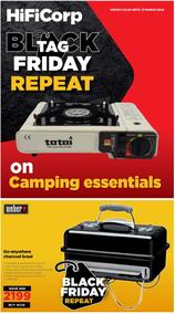 HiFi Corp : Black Tag Friday Repeat On Camping Essentials (15 March - 31 March 2024)