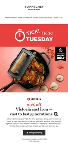 Yuppiechef : 20% Off Victoria Cast Iron (04 March - 05 March 2025)